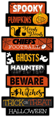 Fan Creations Home Decor Kansas City Chiefs Halloween Celebration Stack