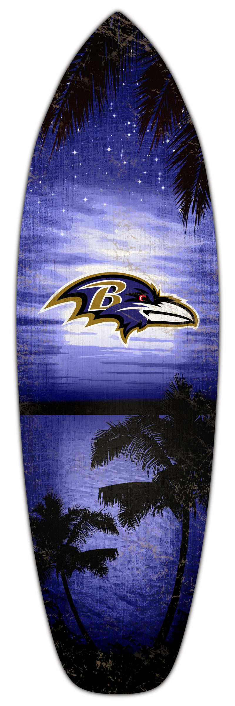 Load image into Gallery viewer, Fan Creations 24inch NFL Baltimore Ravens Surfboard Wall Art
