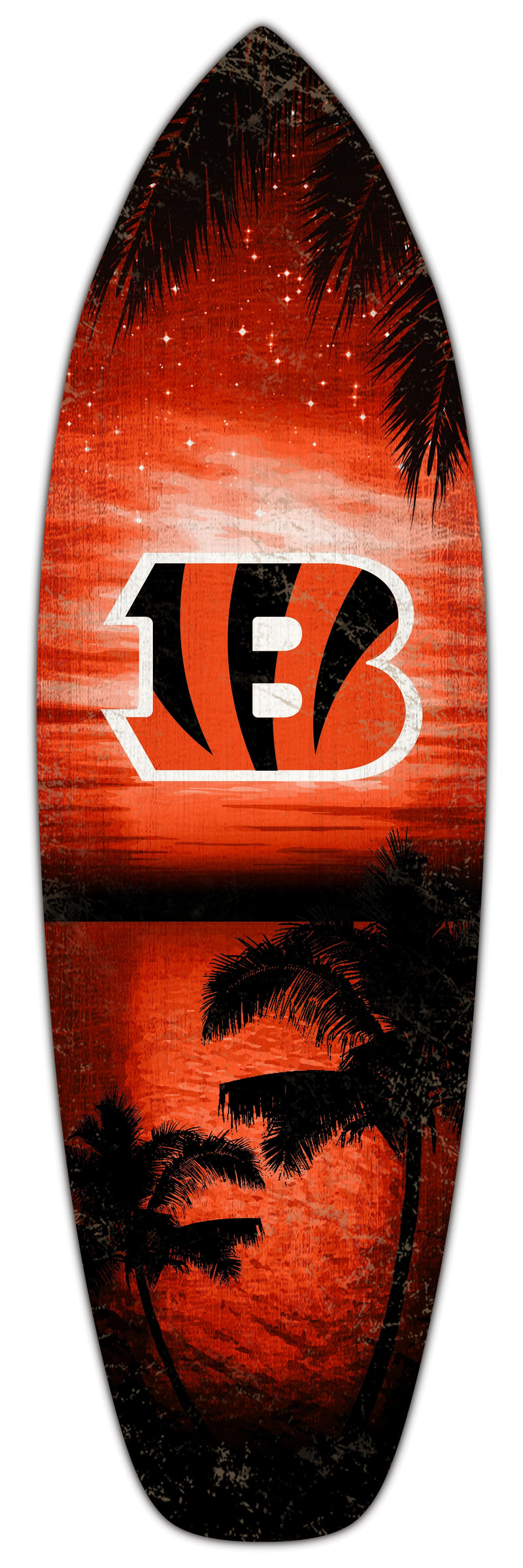 Load image into Gallery viewer, Fan Creations 24inch NFL Cincinnati Bengals Surfboard Wall Art
