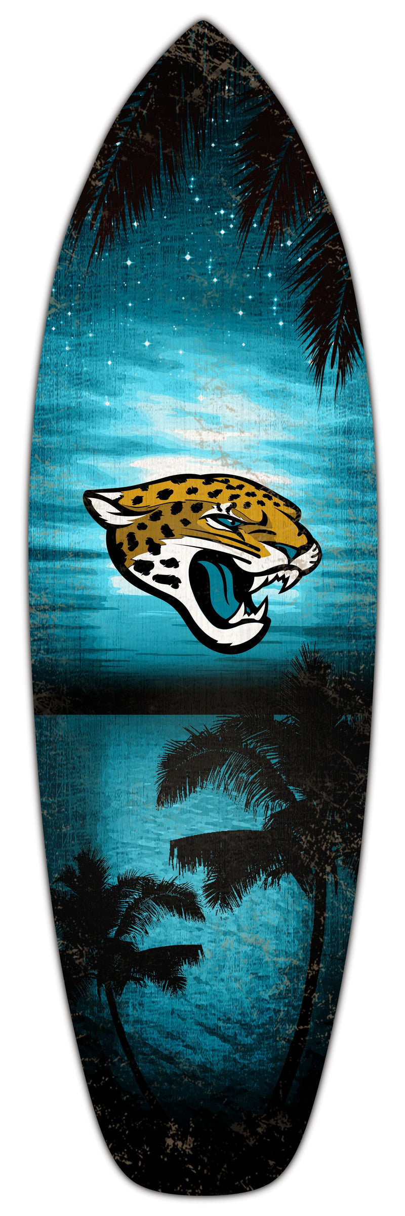 Load image into Gallery viewer, Fan Creations 24inch NFL Jacksonville Jaguars Surfboard Wall Art
