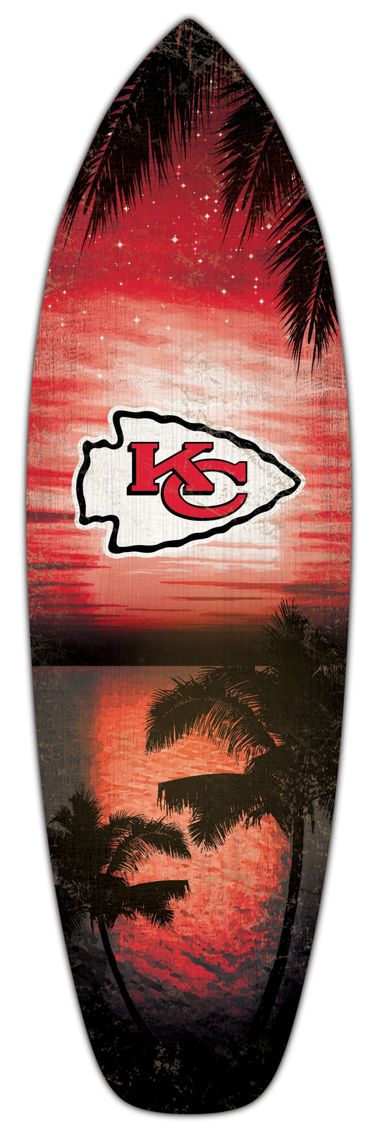 Fan Creations 24inch NFL Kansas City Chiefs Surfboard Wall Art