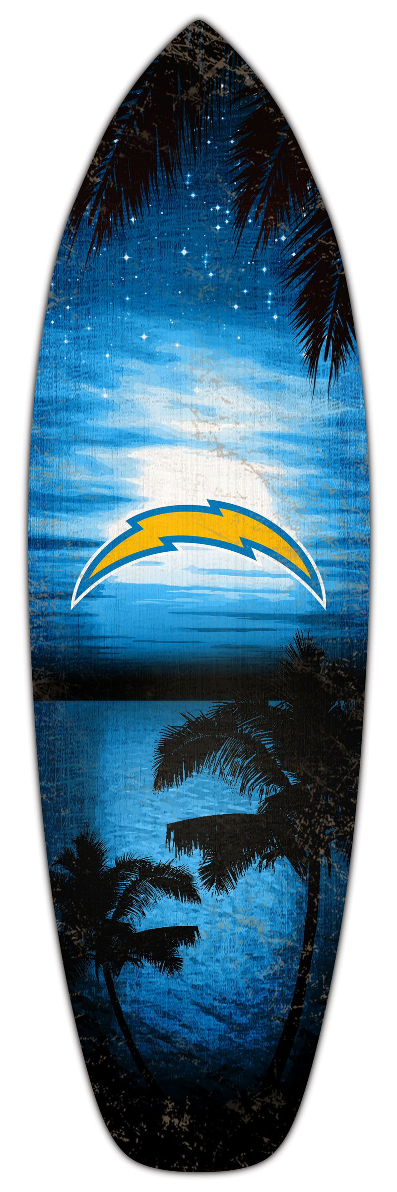 Load image into Gallery viewer, Fan Creations 24inch NFL Los Angeles Chargers Surfboard Wall Art
