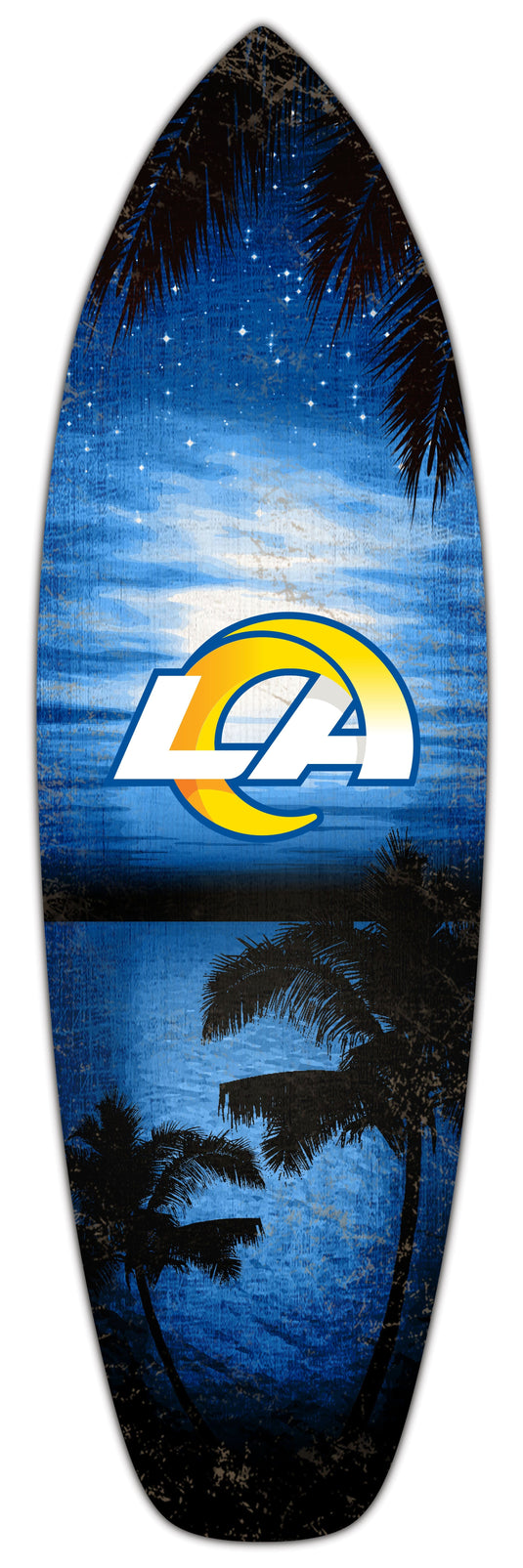 Fan Creations 24inch NFL Los Angeles Rams Surfboard Wall Art