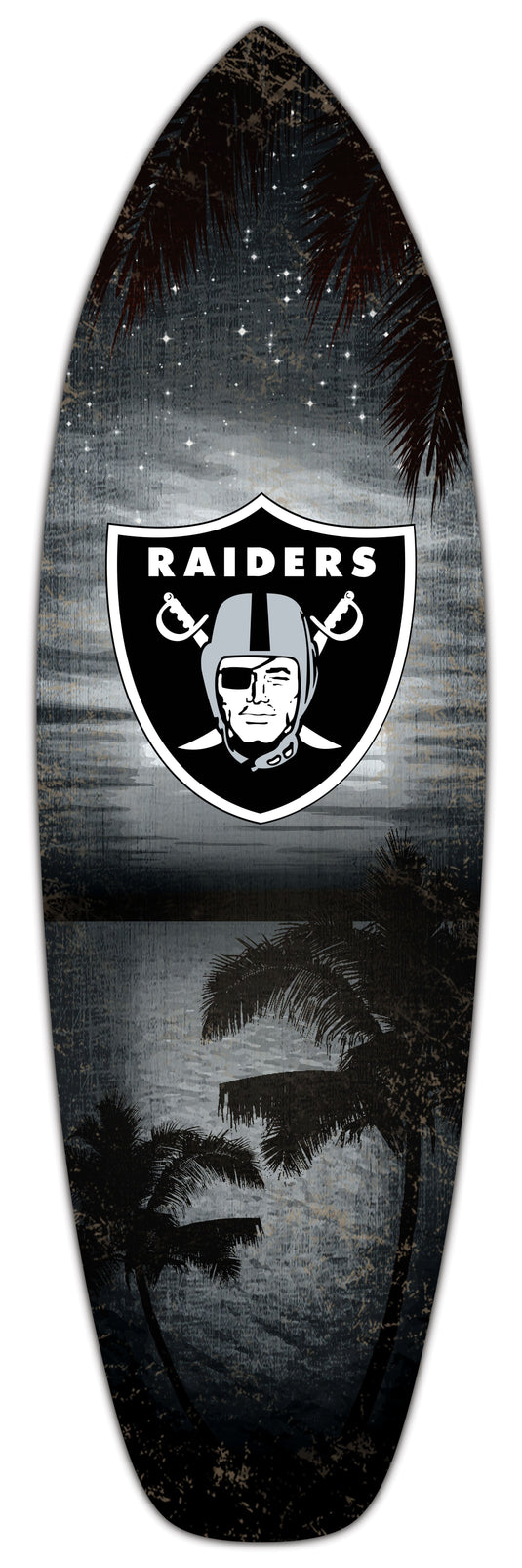 Fan Creations 24inch NFL Las Vegas Raiders Surfboard Wall Art
