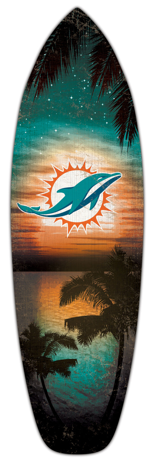 Fan Creations 24inch NFL Miami Dolphins Surfboard Wall Art