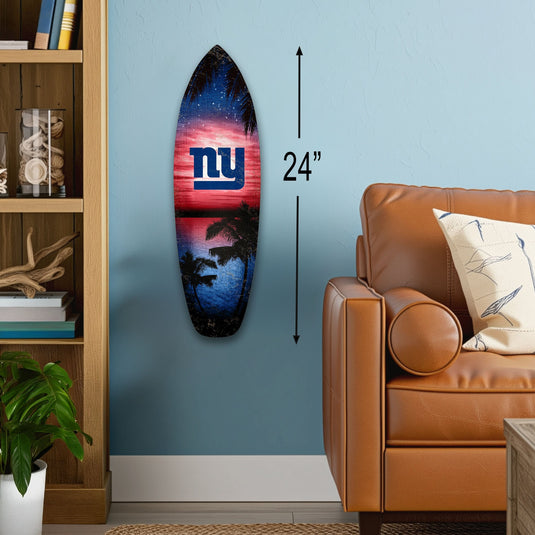 Fan Creations 24inch NFL New York Giants Surfboard Wall Art