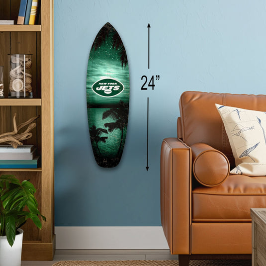 Fan Creations 24inch NFL New York Jets Surfboard Wall Art