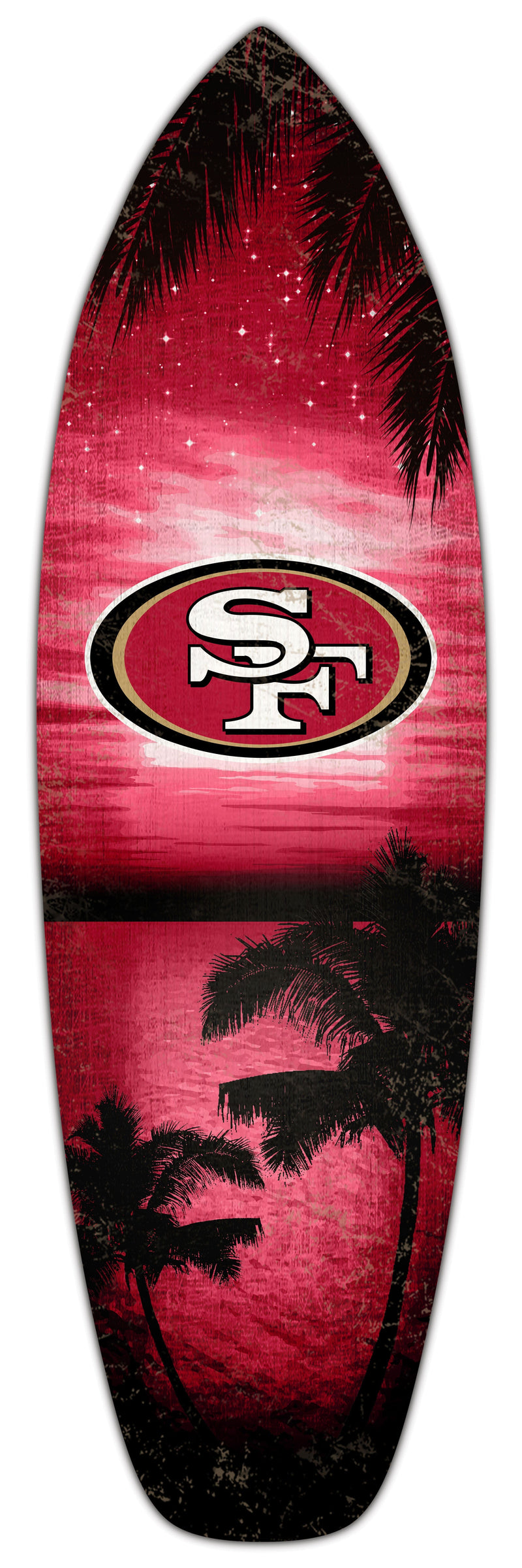 Load image into Gallery viewer, Fan Creations 24inch NFL San Francisco 49ers Surfboard Wall Art
