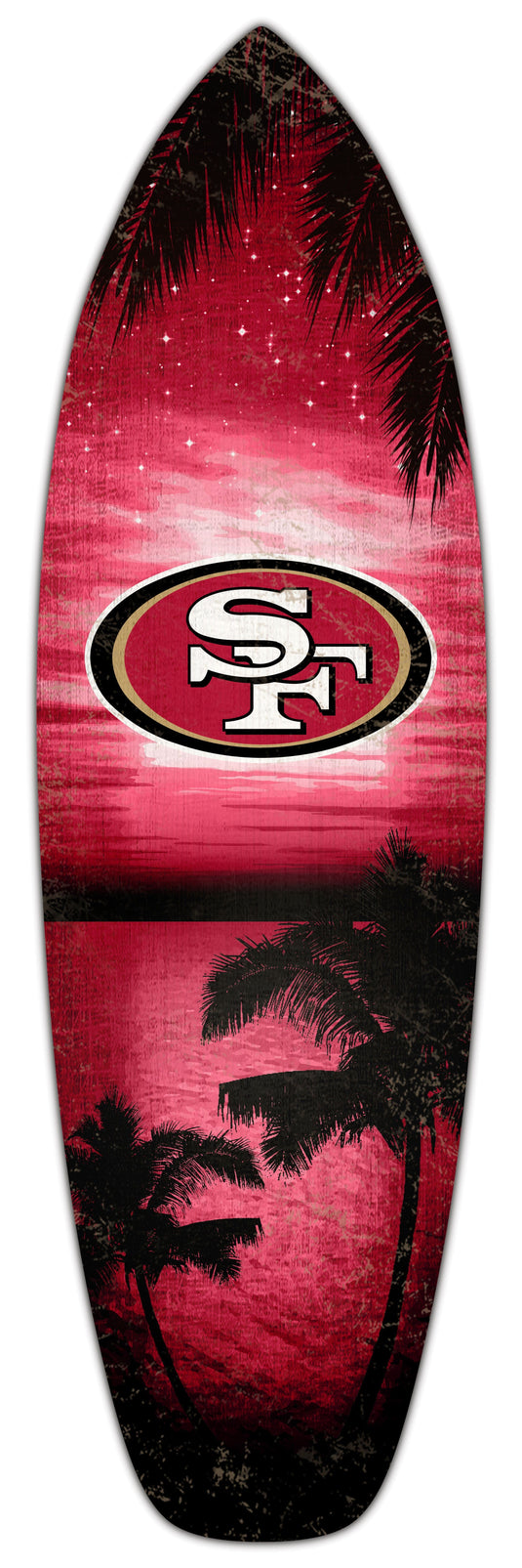Fan Creations 24inch NFL San Francisco 49ers Surfboard Wall Art