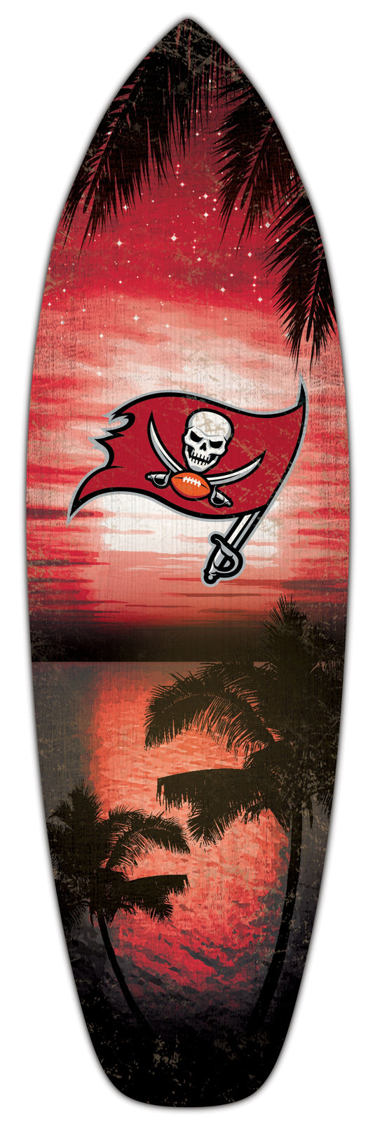 Fan Creations 24inch NFL Tampa Bay Buccaneers Surfboard Wall Art