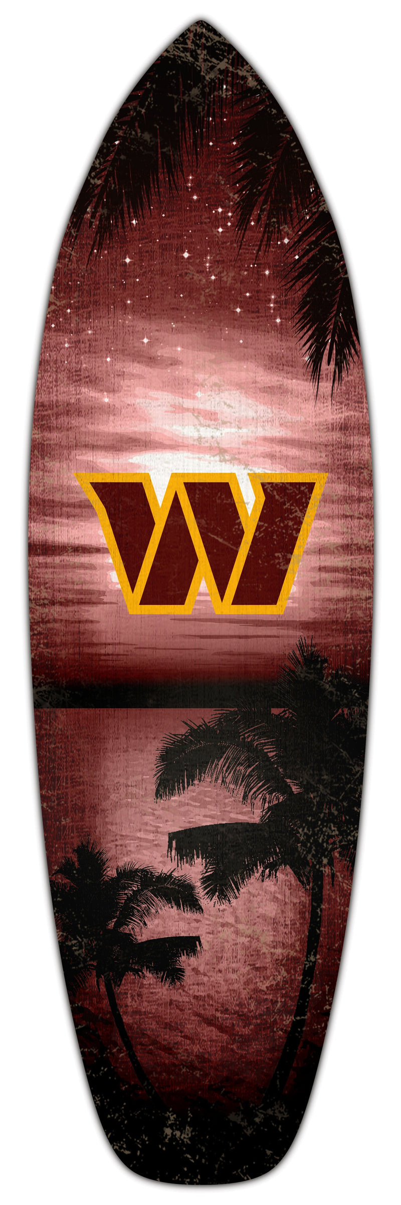 Load image into Gallery viewer, Fan Creations 24inch NFL Washington Commanders Surfboard Wall Art
