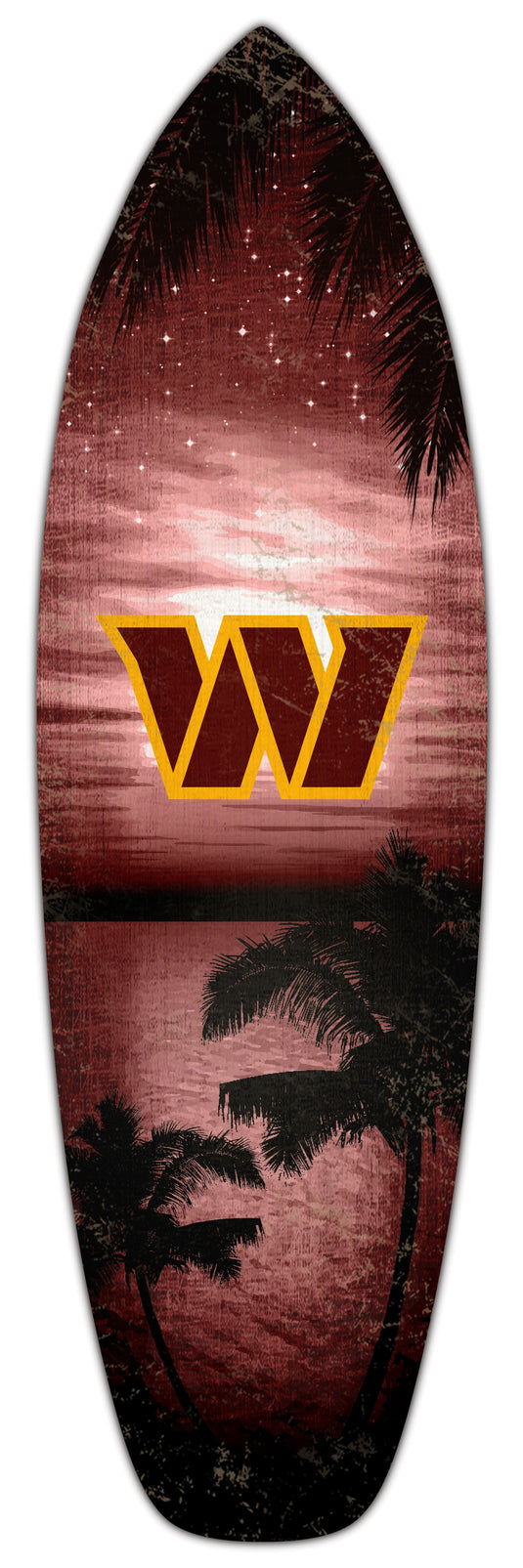 Fan Creations 24inch NFL Washington Commanders Surfboard Wall Art