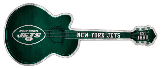 Fan Creations 24in Guitar NFL New York Jets team wall art sign