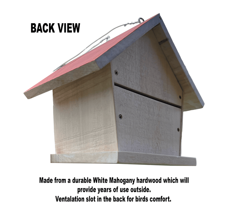 Load image into Gallery viewer, Fan Creations NFL Arizona Cardinals-Themed Birdhouse – White Mahogany with Bright UV Printed Team Colors
