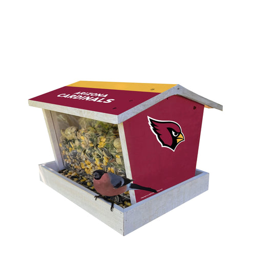 Fan Creations Outdoor NFL Arizona Cardinals Bird Feeder for Sports Fans - Assembled