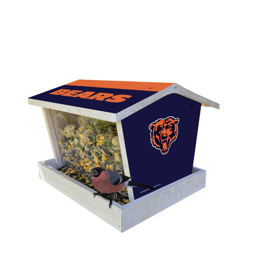 Fan Creations Outdoor NFL Chicago Bears Bird Feeder for Sports Fans - Assembled