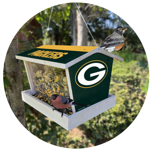 Fan Creations Outdoor NFL Green Bay Packers Bird Feeder for Sports Fans - Assembled