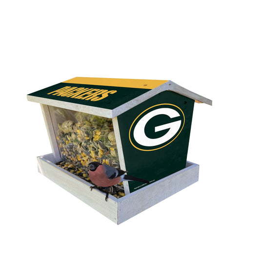 Fan Creations Outdoor NFL Green Bay Packers Bird Feeder for Sports Fans - Assembled