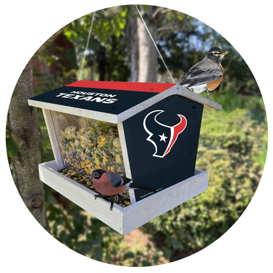 Fan Creations Outdoor NFL Houston Texans Bird Feeder for Sports Fans - Assembled