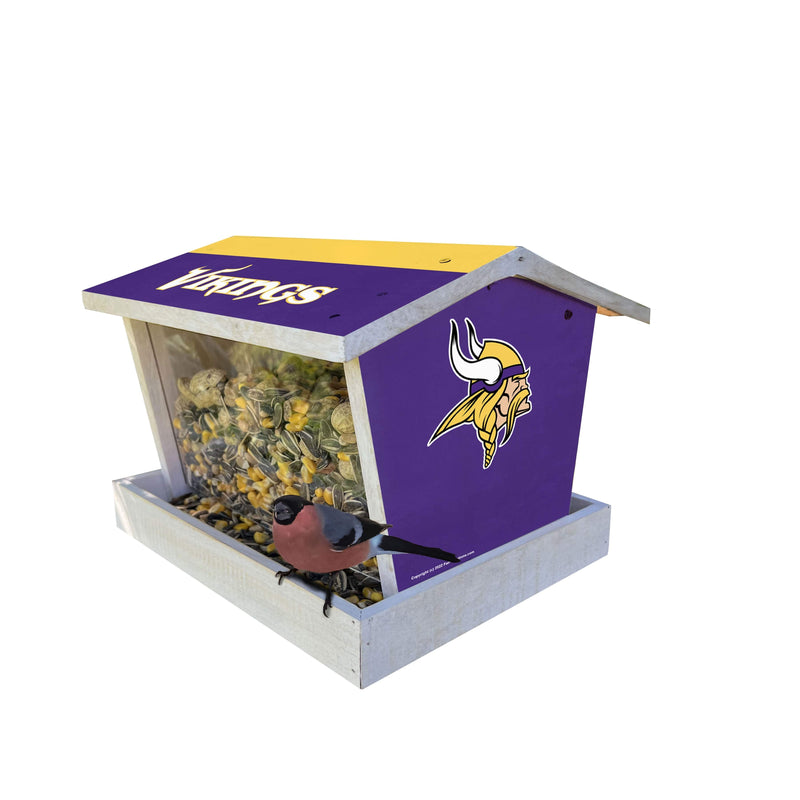 Load image into Gallery viewer, Fan Creations Outdoor NFL Minnesota Vikings Bird Feeder for Sports Fans - Assembled
