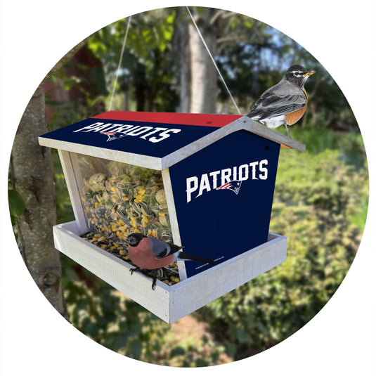 Fan Creations Outdoor NFL New England Patriots Bird Feeder for Sports Fans - Assembled
