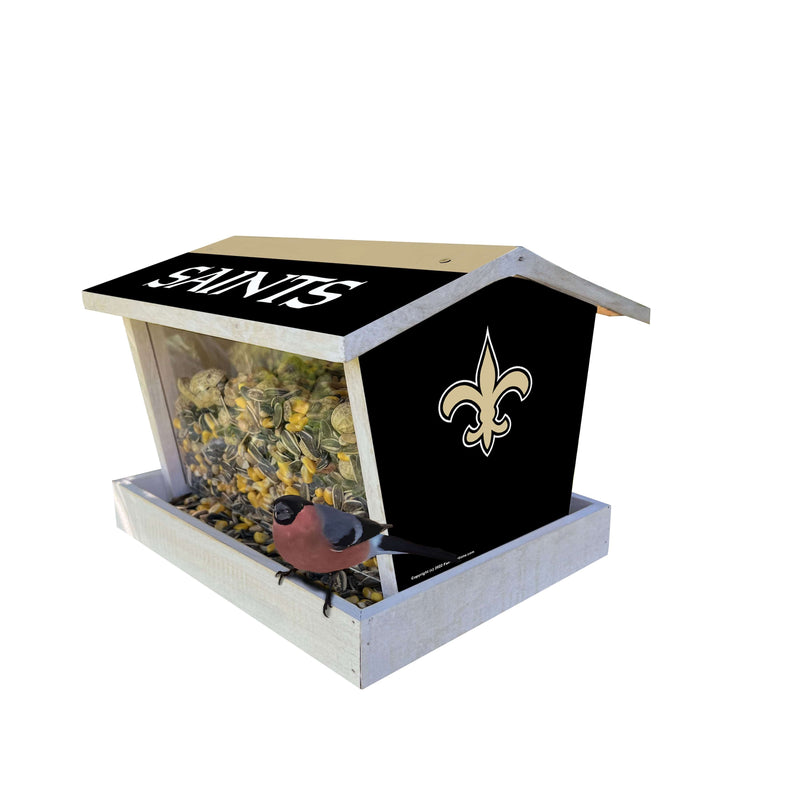 Load image into Gallery viewer, Fan Creations Outdoor NFL New Orleans Saints Bird Feeder for Sports Fans - Assembled

