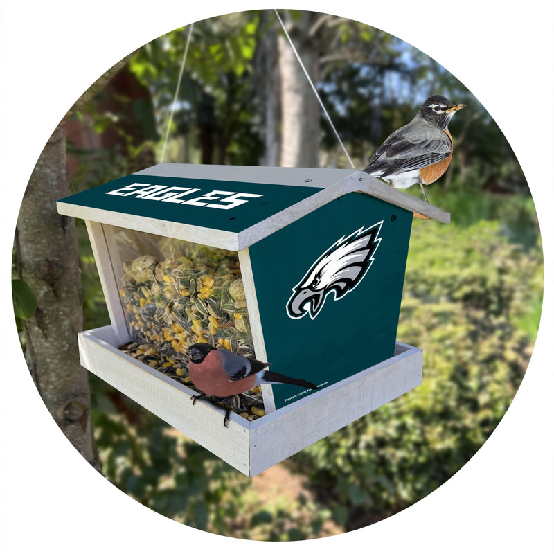 Load image into Gallery viewer, Fan Creations Outdoor NFL Philadelphia Eagles Bird Feeder for Sports Fans - Assembled
