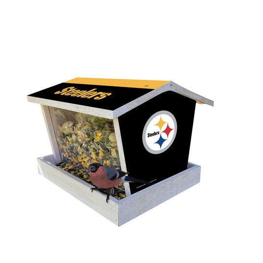 Fan Creations Outdoor NFL Pittsburgh Steelers Bird Feeder for Sports Fans - Assembled