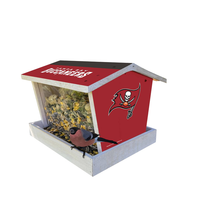Load image into Gallery viewer, Fan Creations Outdoor NFL Tampa Bay Buccaneers Bird Feeder for Sports Fans - Assembled
