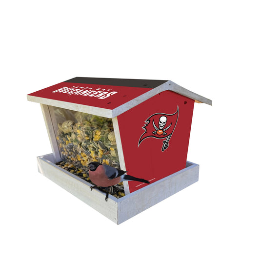 Fan Creations Outdoor NFL Tampa Bay Buccaneers Bird Feeder for Sports Fans - Assembled