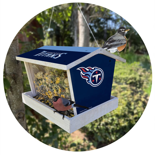 Fan Creations Outdoor NFL Tennessee Titans Bird Feeder for Sports Fans - Assembled