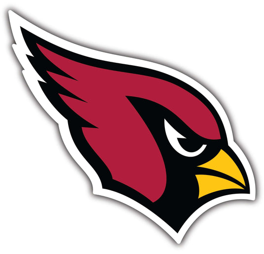 Fan Creations NFL Arizona Cardinals Logo Wood Cutout – 24" MDF Sign in Bright Team Colors