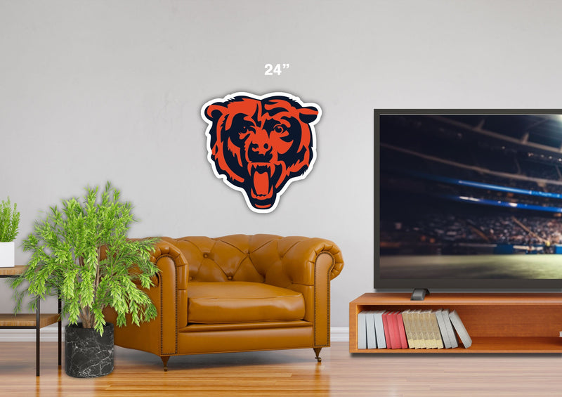Load image into Gallery viewer, Fan Creations 24&quot; NFL Chicago Bears Logo Cutout

