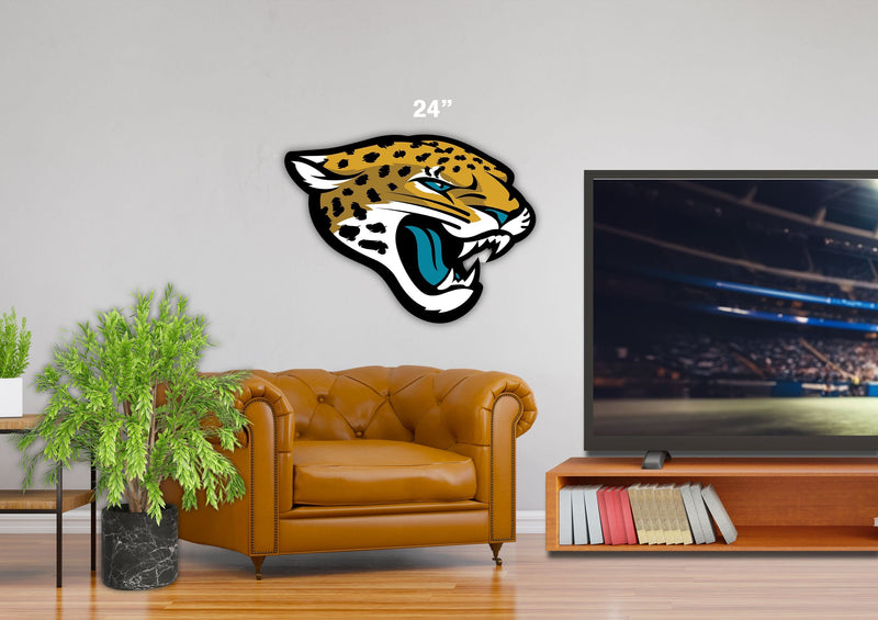 Load image into Gallery viewer, Fan Creations 24&quot; NFL Jacksonville Jaguars Logo Cutout
