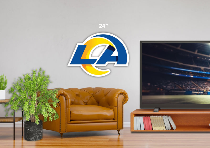 Load image into Gallery viewer, Fan Creations 24&quot; NFL Los Angeles Rams Logo Cutout
