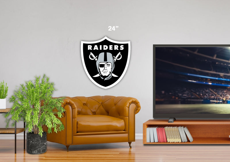 Load image into Gallery viewer, Fan Creations 24&quot; NFL Las Vegas Raiders Logo Cutout
