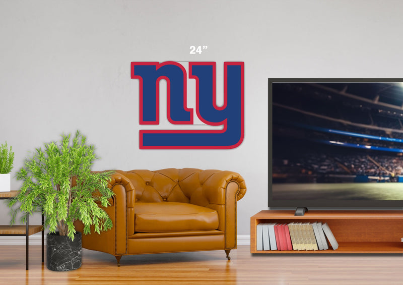 Load image into Gallery viewer, Fan Creations 24" NFL New York Giants Logo Cutout
