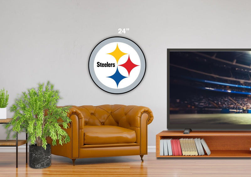 Load image into Gallery viewer, Fan Creations 24" NFL Pittsburgh Steelers Logo Cutout
