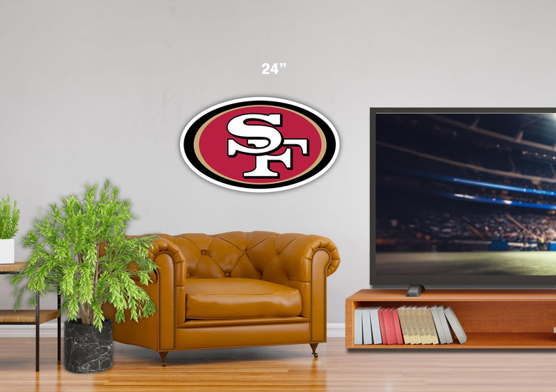 Load image into Gallery viewer, Fan Creations 24&quot; NFL San Francisco 49ers Logo Cutout

