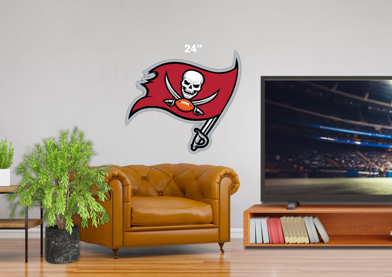 Load image into Gallery viewer, Fan Creations 24" NFL Tampa Bay Buccaneers Logo Cutout
