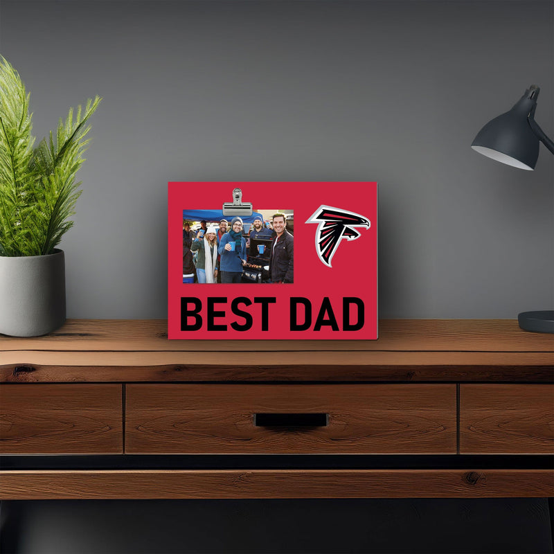 Load image into Gallery viewer, Fan Creations Best Dad NFL Atlanta Falcons Clip Frame
