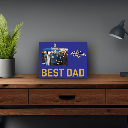 Fan Creations Best Dad NFL Baltimore Ravens Clip Frame