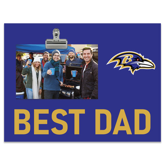 Fan Creations Best Dad NFL Baltimore Ravens Clip Frame