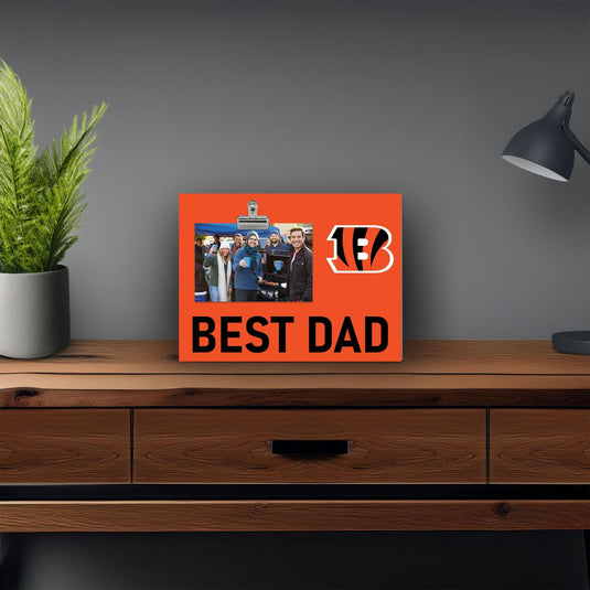 Fan Creations Best Dad NFL Cincinnati Bengals Clip Frame