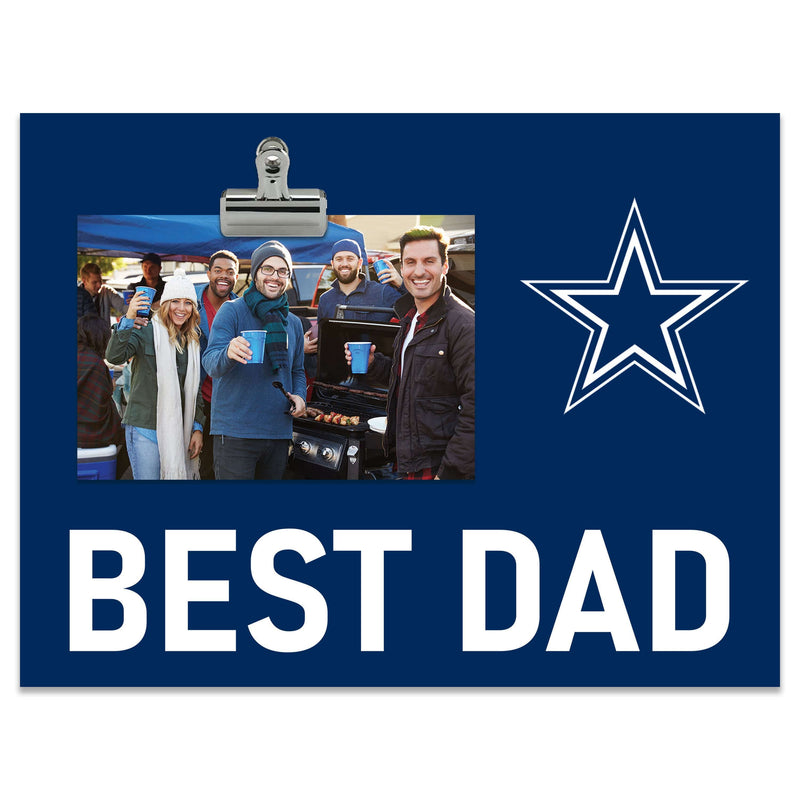 Load image into Gallery viewer, Fan Creations Best Dad NFL Dallas Cowboys Clip Frame

