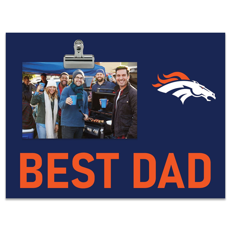 Load image into Gallery viewer, Fan Creations Best Dad NFL Denver Broncos Clip Frame

