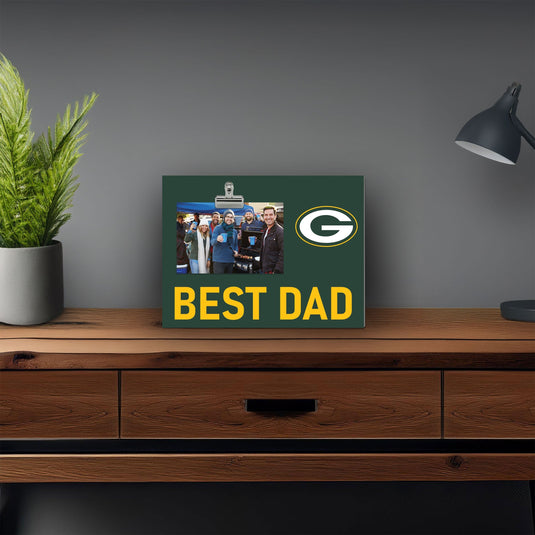 Fan Creations Best Dad NFL Green Bay Packers Clip Frame