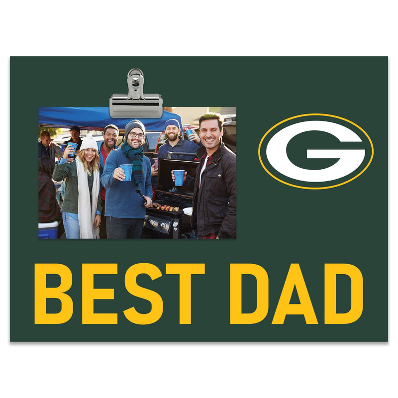 Load image into Gallery viewer, Fan Creations Best Dad NFL Green Bay Packers Clip Frame
