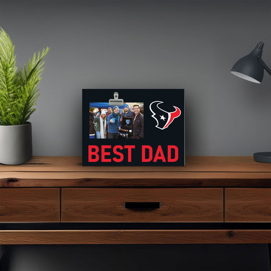 Fan Creations Best Dad NFL Houston Texans Clip Frame
