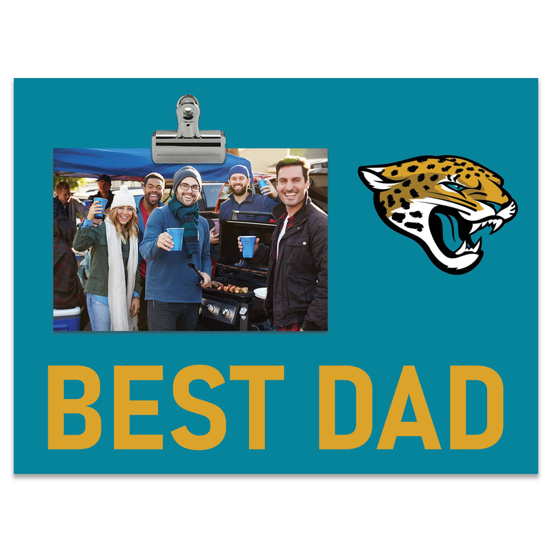 Load image into Gallery viewer, Fan Creations Best Dad NFL Jacksonville Jaguars Clip Frame
